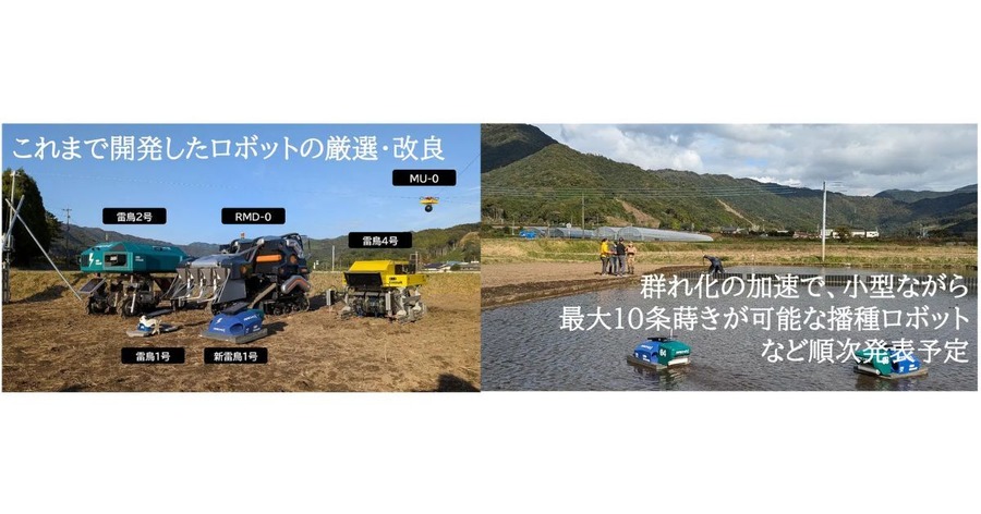 北九州でロボット稲作「WORKROID農業」第2章を始動 テムザック