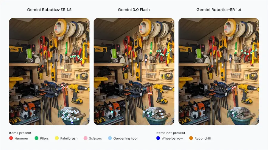 Googleのロボット向けAIモデル「Gemini Robotics-ER 1.6」空間推論と計器読み取りが強み