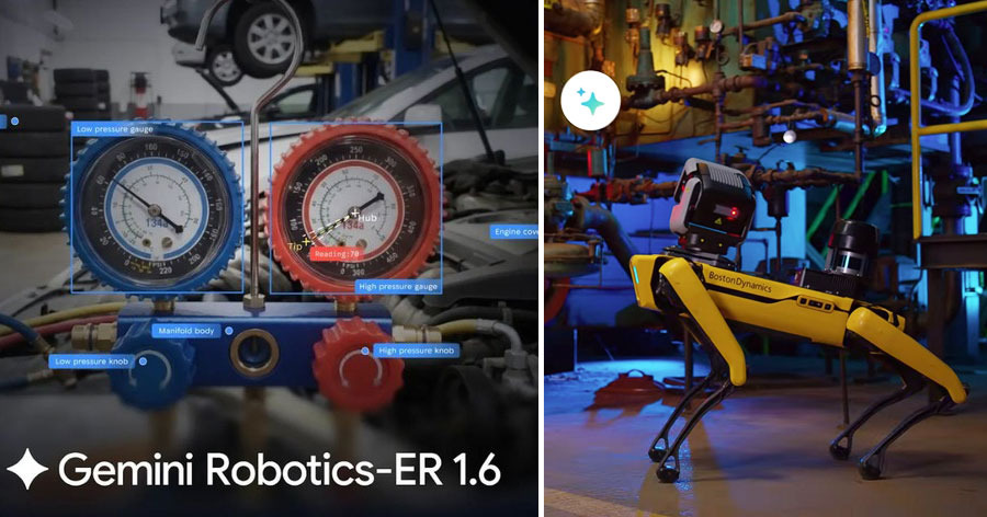 Googleがロボット向けAIモデル「Gemini Robotics-ER 1.6」を発表　空間推論や計器読み取り能力を強化、Boston Dynamicsとも連携