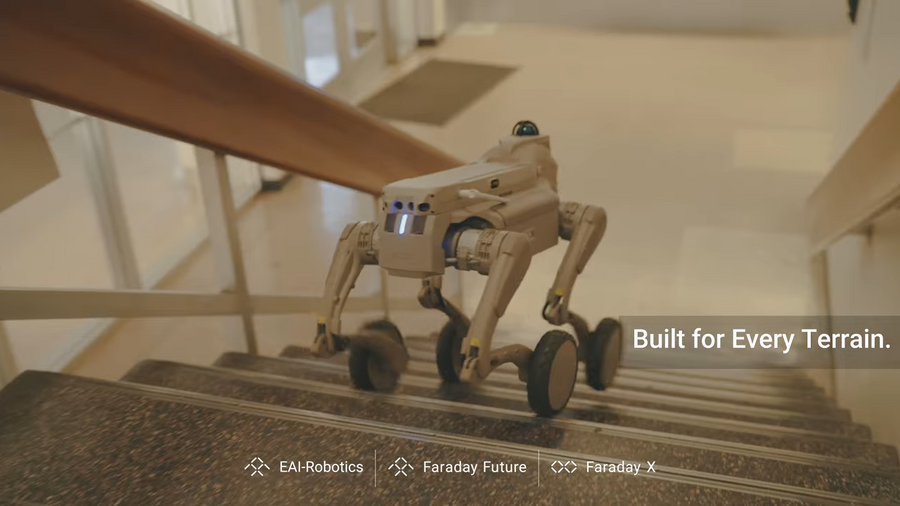 ヒューマノイド「FF Master」と四足歩行ロボット「FX Aegis」が教育現場に登場 ファラデー・フューチャー