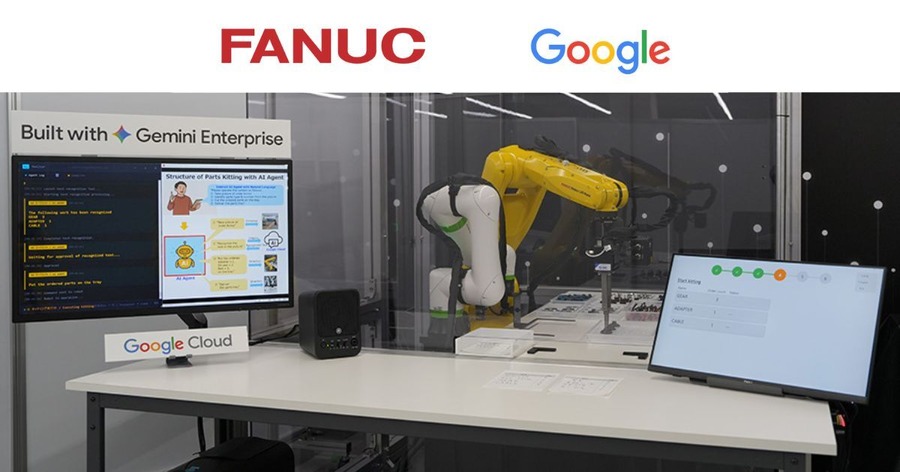 ファナックとGoogleがフィジカルAIで協業 Gemini Enterprise活用で産業用ロボットの自動化を加速