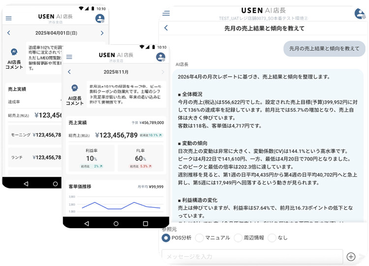 飲食店向けAIサービス『ドリンク残量検知サービス』と『USEN AI店長』が同時販売開始