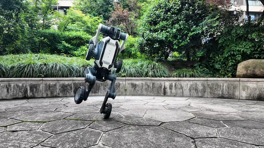 小型だけど高性能、四足歩行ロボット「Lynx S10」が砂利道や段差を攻略 DEEP Robotics