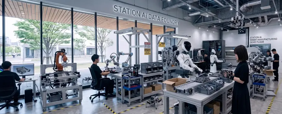 製造業向けフィジカルAIのデータ収集センター「STATION Ai Data Foundry」2026年12月稼働予定 NEDO補助事業へ採択