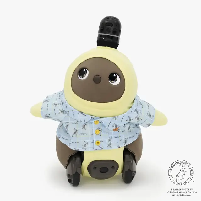 LOVOT×ピーターラビット初コラボ 限定アイテム4種が2026年8月発売