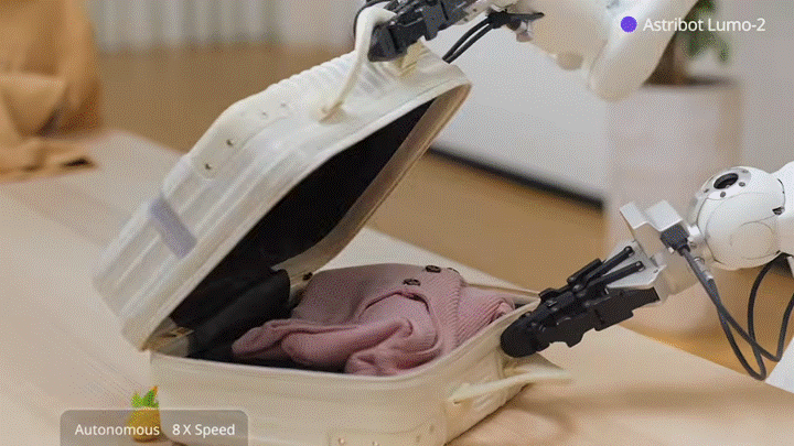【紹介動画】家庭環境のタスク実行を進化へ導くヒューマノイド向け基盤モデルAstribot「Lumo-2」