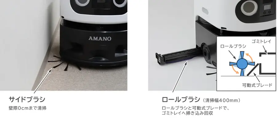 AIとクラウドで清掃DXを推進 業務用ロボット掃除機「RAPiiTT」をアマノが新発売