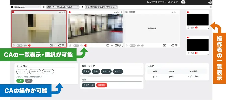 遠隔操作向け 世界初のCA基盤対応コミュニケーションロボットが一般販売開始