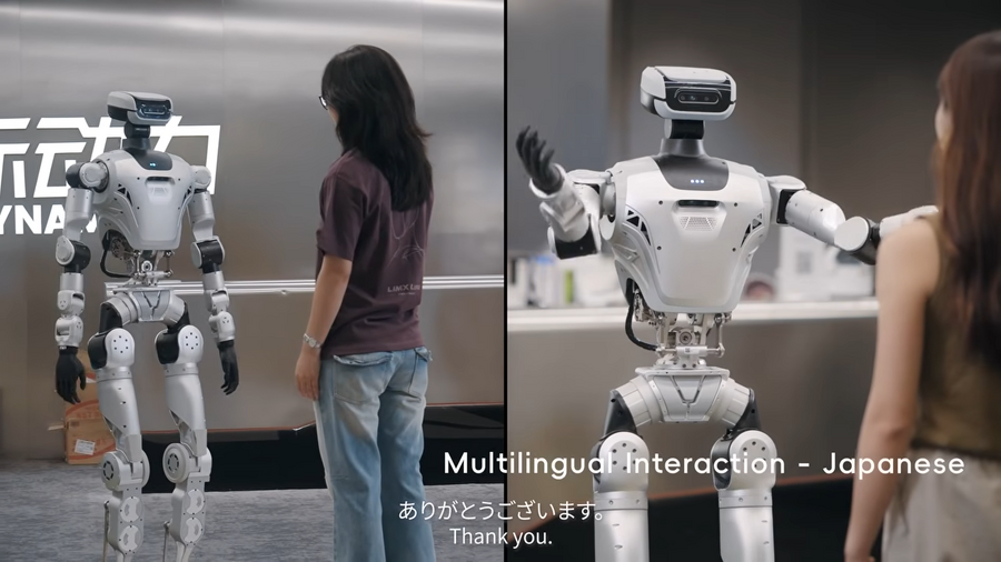 【動画】ヒューマノイド「Olie」に搭載されているAI「COSA」が大幅刷新、応答時間50%短縮・11言語対応などを実現 LimX Dynamics