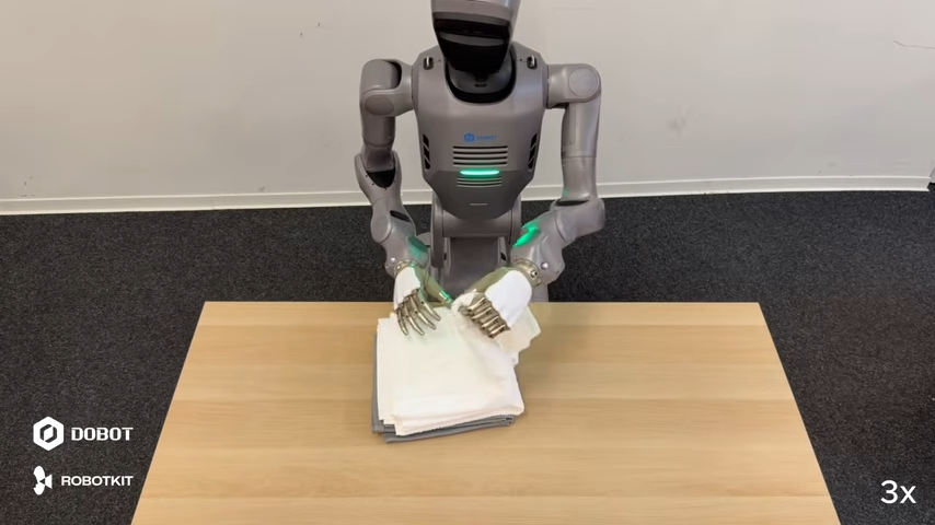 事前準備ゼロから48時間でヒューマノイドへのシステム統合を完了 RobotkitとDOBOT「Atom W」の事例動画
