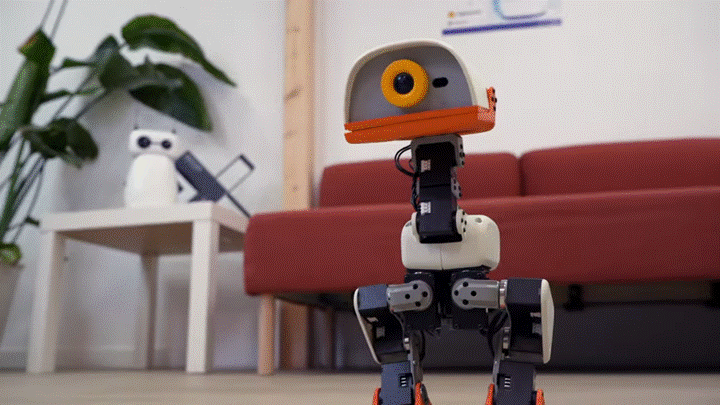 愛らしいアヒル型の家庭用ロボット「Microduck」発表 Hugging Face傘下Pollen Robotics