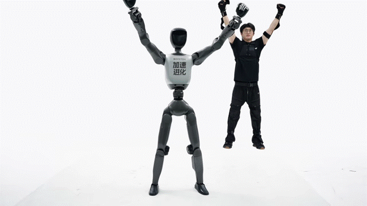 人の全身動作をヒューマノイドが再現、Booster Roboticsが全身遠隔操作プラットフォーム「Booster T2」の映像を公開