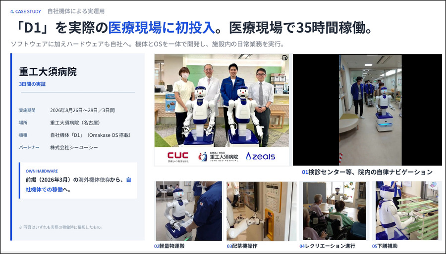 「日本には現場がある」ZEALSが準国産ヒューマノイド「D1」を開発　OS・AIモデルを垂直統合、AWSで学習データ基盤構築