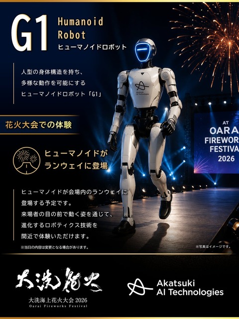 ランウェイに登場するヒューマノイドのイメージ