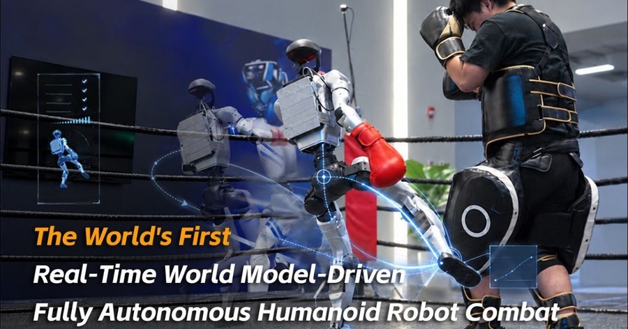 Unitreeのリアルタイム世界モデル「UnifoLM-X2-1.0」搭載ヒューマノイドが人間とボクシング対決