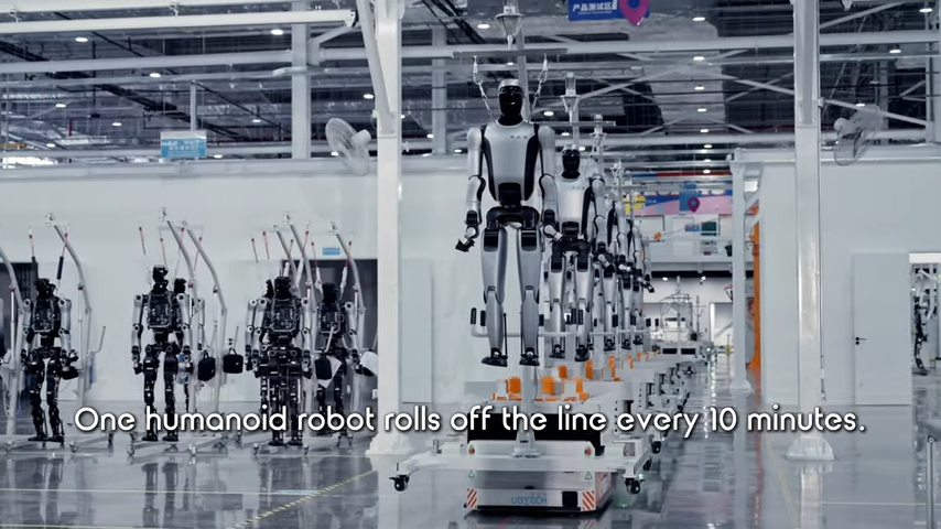 ヒューマノイドを10分1台のペースで量産 ロボットがロボットを製造するUBTECHのスマート工場