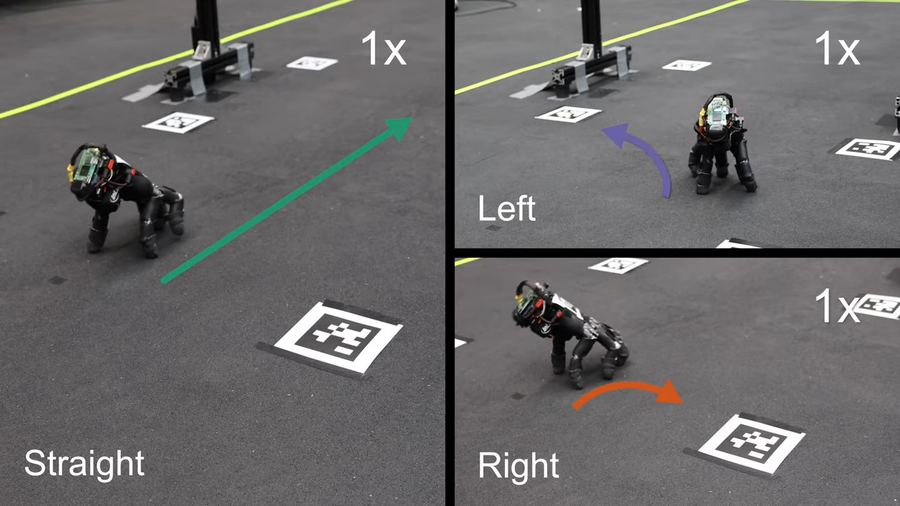 ロボットハンドの指を脚に、ETH Zurichが自立歩行と自己復帰を強化学習で実現
