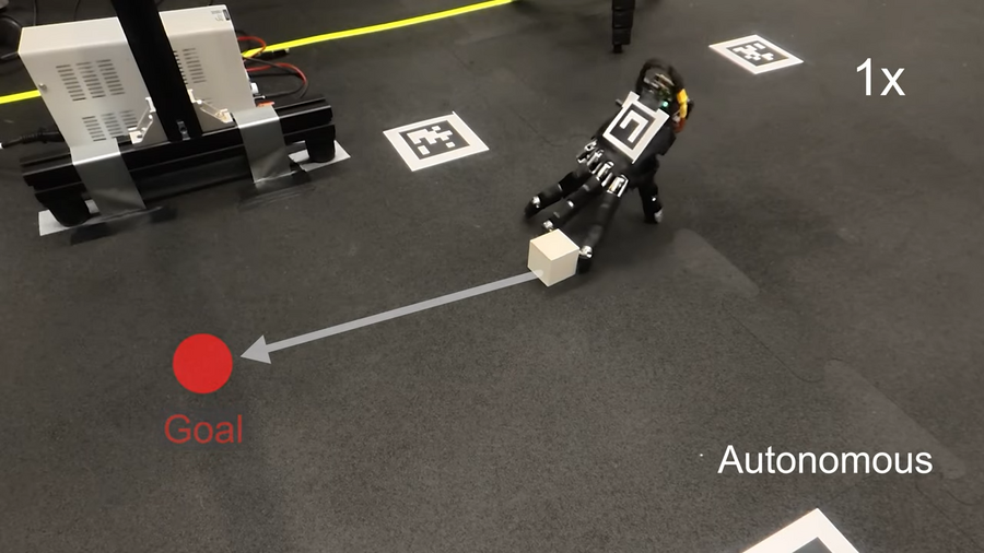ロボットハンドの指を脚に、ETH Zurichが自立歩行と自己復帰を強化学習で実現