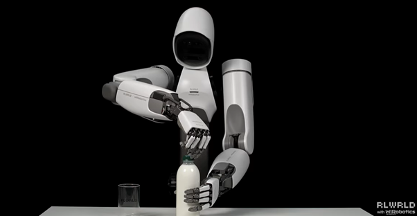 フィジカルAI搭載ロボットが丸の内エリアで飲料を手渡し空容器も回収 RLWRLD・三菱地所・TMIPが実証予定