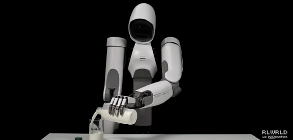 フィジカルAI搭載ロボットが丸の内エリアで飲料を手渡し空容器も回収 RLWRLD・三菱地所・TMIPが実証予定
