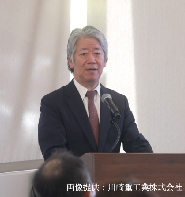 川崎重工 社長 橋本康彦氏