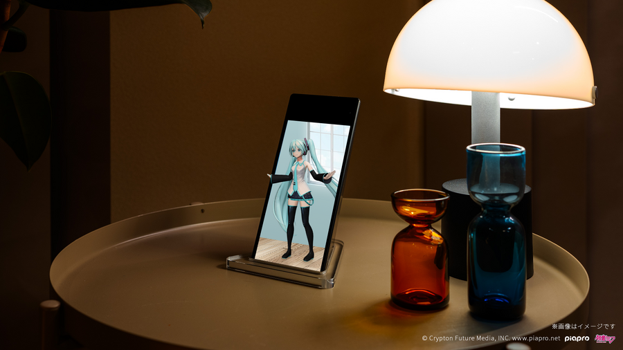 メガネ不要の立体映像で初音ミクなどの推しキャラを鑑賞 ソニーの空間再現ディスプレイに対応したデジタルフィギュア