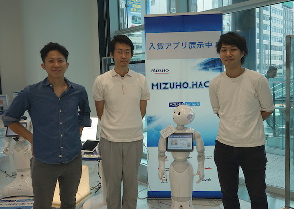 Mizuho.hack入賞作品の展示がスタートしました