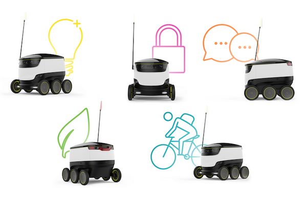 夢の配達ロボット「Starship Technologies」のデリバリーロボットが凄い