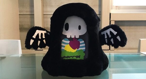 名前はドクロちゃん(仮)、正体は簡単にデザインやキャラクター変更できるタケロボのロボコット