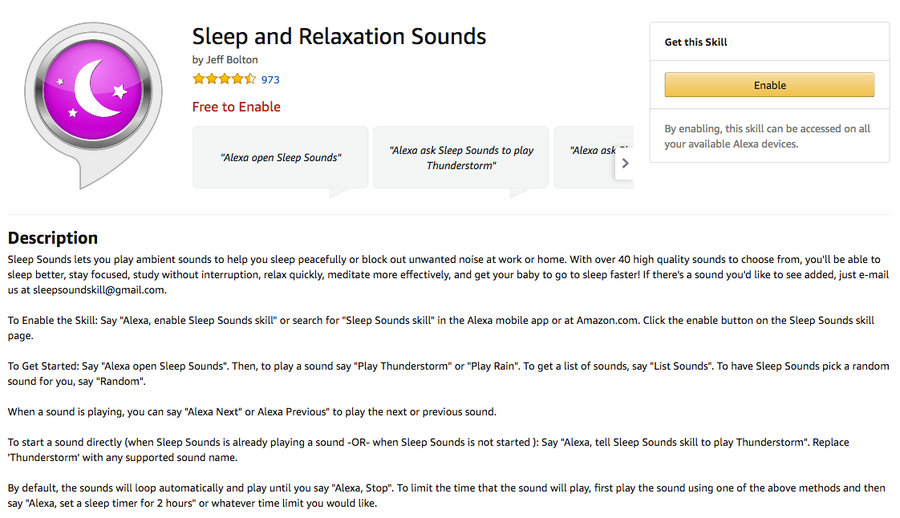 【Amazon Alexaスキル】インストール方法は？ 快適な眠りを支援するスキル「Sleep and Relaxation Sounds」の紹介も！