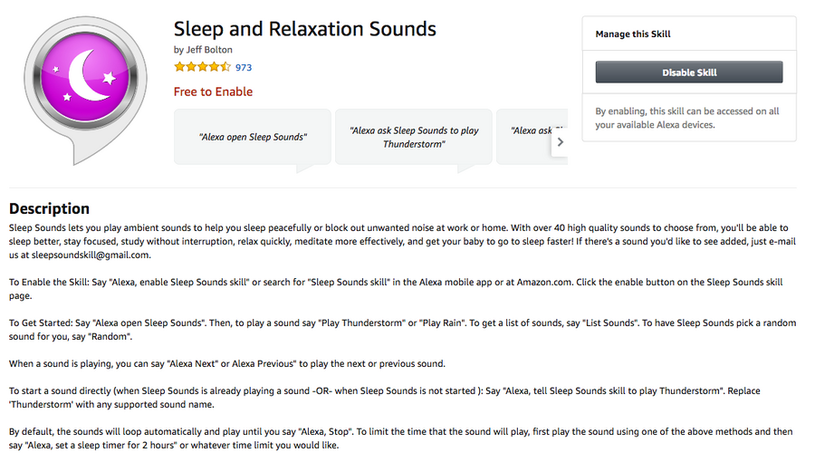 【Amazon Alexaスキル】インストール方法は？ 快適な眠りを支援するスキル「Sleep and Relaxation Sounds」の紹介も！