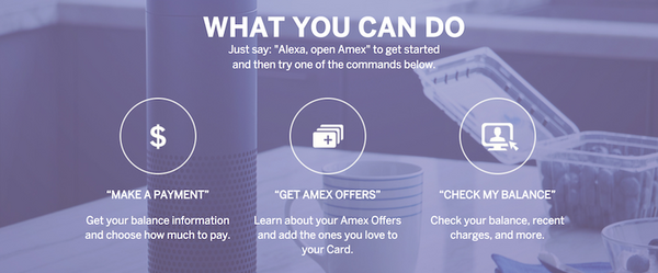 American ExpressがAmazon Alexa向けスキルをリリース