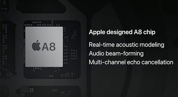 【速報】アップルがSiri搭載のスマートスピーカー「HomePod」(ホームポッド)をWWDCで発表、A8チップ、7ツイーター、6マイク搭載して349ドル