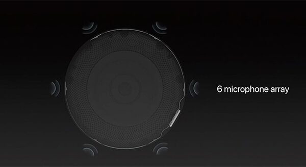 【速報】アップルがSiri搭載のスマートスピーカー「HomePod」(ホームポッド)をWWDCで発表、A8チップ、7ツイーター、6マイク搭載して349ドル