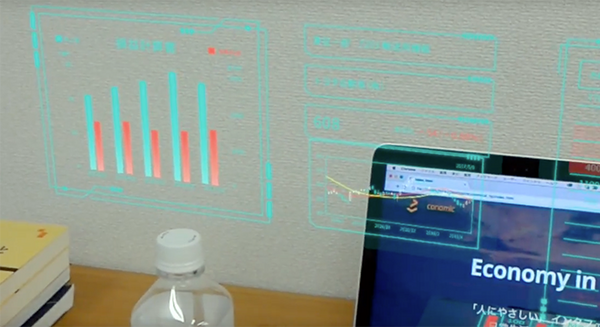 新聞からグラフが飛び出す、知りたい情報が視界に飛び込んでくる「金融×AR×AI」が日常生活と経済を繋げる ～リコノミカルのEconomy in Life～