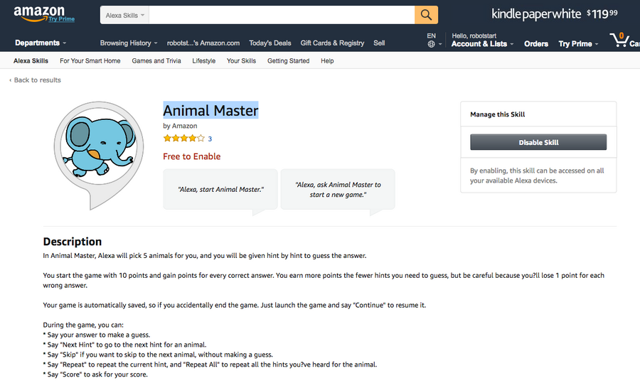 【Amazon Alexaスキル】子ども向け「Animal Master」で動物と英語を一緒に勉強！