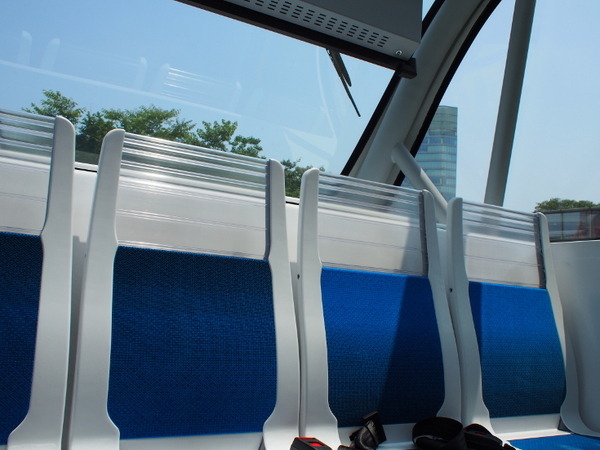 SBドライブの自動運転バス「NAVYA ARMA」に乗ってきた！ 行き先をタッチしてGOボタンを押すだけ