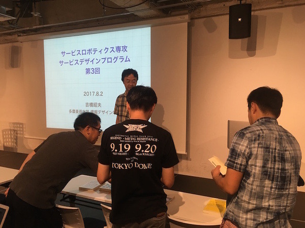 「もし○○にロボットがいたら？」デジハリ ロボティクスアカデミー サービスデザインプログラム3回目の授業が行われました