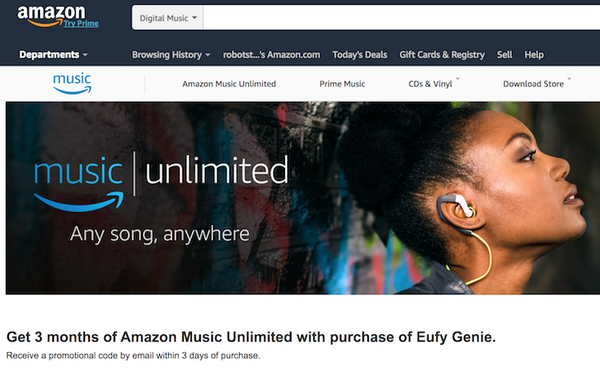 【衝撃】Alexa搭載スマートスピーカー「Eufy Genie」が実質ゼロ円超え！音楽サービスの無料分が本体価格を上回る大盤振る舞い