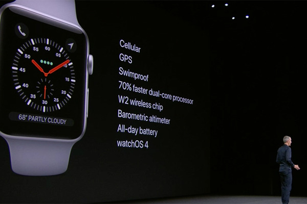 【速報】アップルウォッチがiPhoneから旅立つ日 ～アップルが「Apple Watch Series 3」を発表、音声通話/LTE対応のGPS + Cellularモデルも