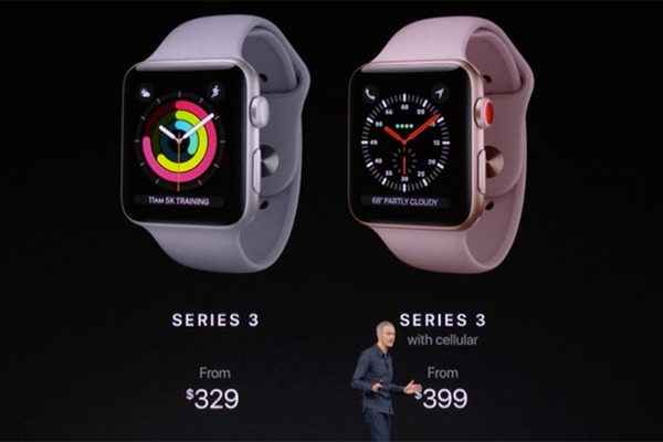 【速報】アップルウォッチがiPhoneから旅立つ日 ～アップルが「Apple Watch Series 3」を発表、音声通話/LTE対応のGPS + Cellularモデルも