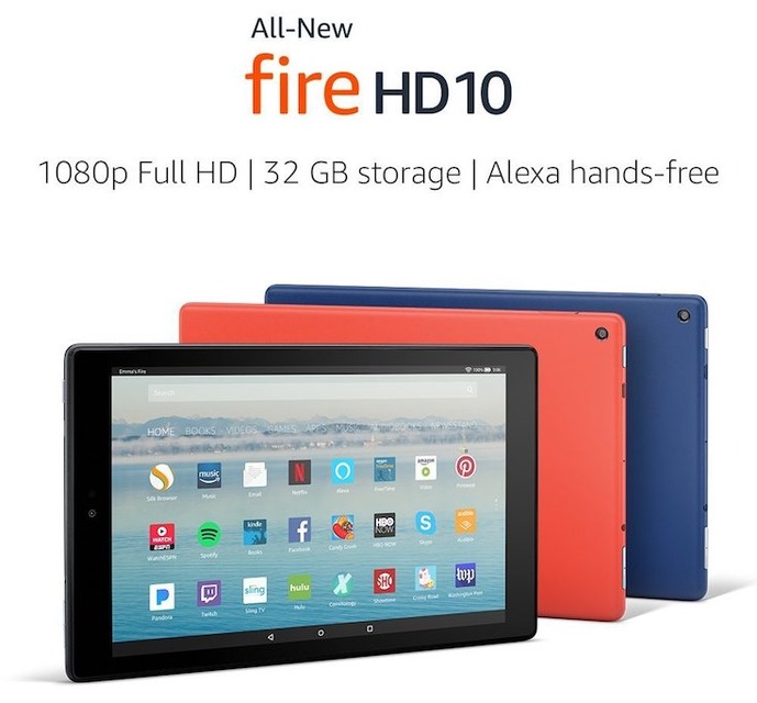 Alexaハンズフリー搭載の「Amazon Fire HD10 Tablet」が発表！