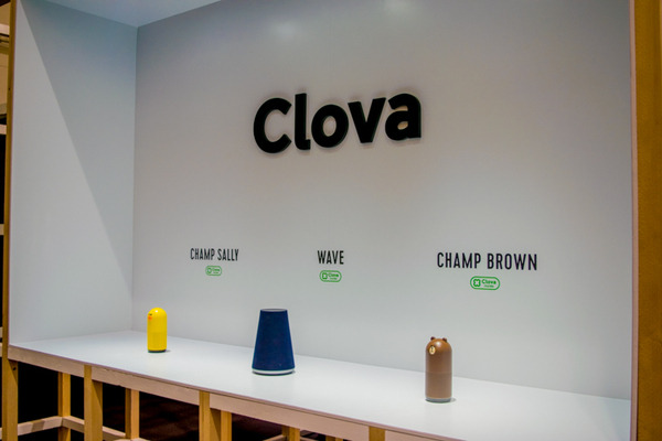 LINEの新スマートスピーカー「CHAMP」がお披露目、サリーモデルとブラウンモデルの2機種