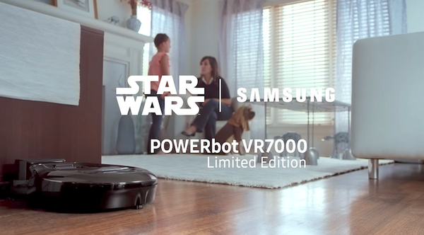 サムスンがStar Warsファン向けにダース・ベイダーとストームトルーパー版ロボット掃除機を発表