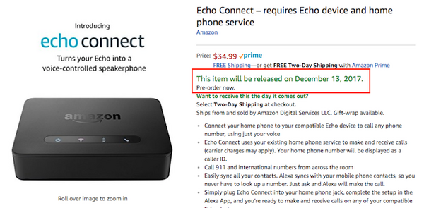 本国で新型Amazon Echo（第2世代）とAmazon Echo Plusが出荷開始！