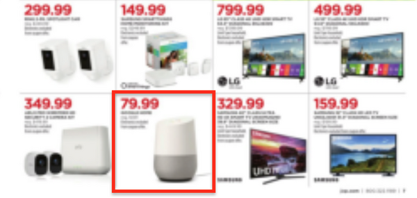 Google Home、ブラックフライデーでお買い得に