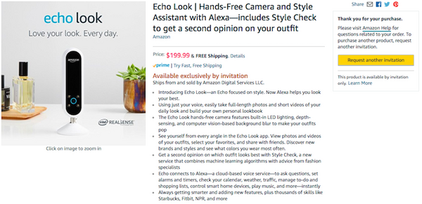 日本未上陸の「Echo Look」開封の儀！ 「カメラ」と「Amazon Alexa」搭載デバイス