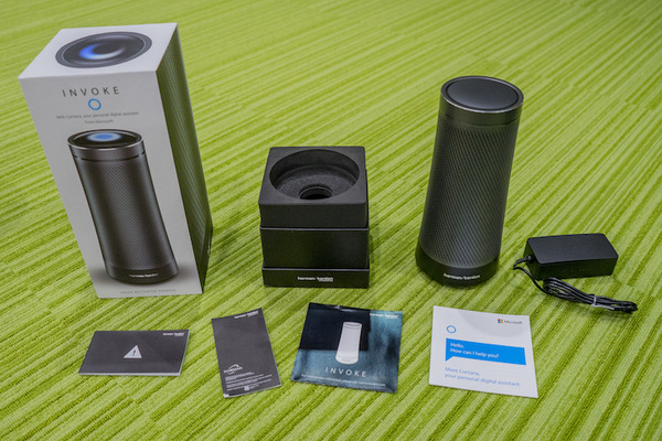 国内初?! Microsoft Cortana搭載スマートスピーカー「Harman Kardon Invoke」開封の儀！