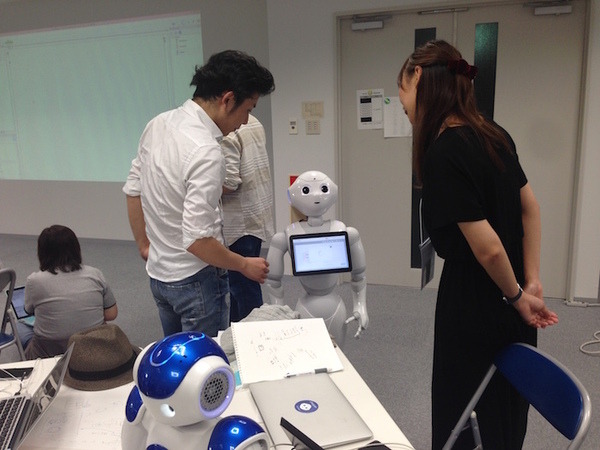 【密着】史上最大Pepperハッカソンの「特大ペッパソン」に行ってきた。その8（1日目：昼食～ハッキングタイム） #‎MA11‬