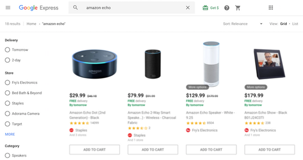 【スマスピ戦争】Amazon EchoではGoogle Homeが買えないが、Google HomeではAmazon Echoが買える。